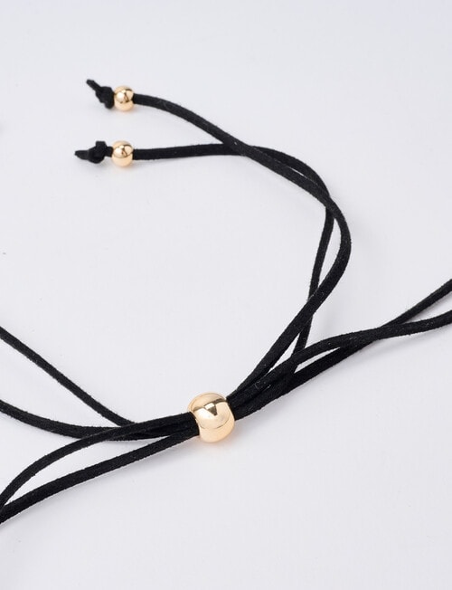 Whistle Oval Pendant Necklace, Gold Tone product photo View 03 L