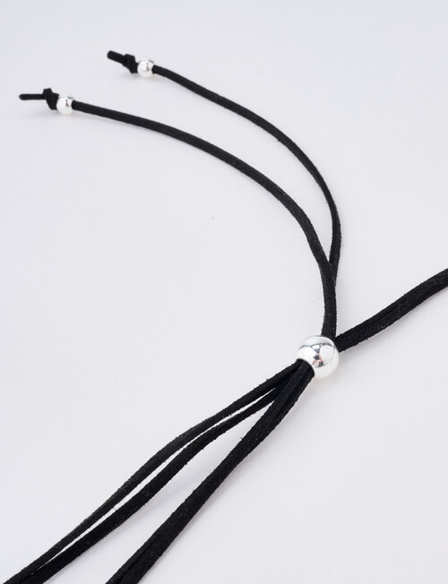 Whistle Oval Pendant Necklace, Silver Tone product photo View 03 L