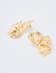 Whistle Floral Earrings, Gold Tone product photo View 04 S