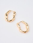 Whistle Geo Earrings, Gold Tone product photo