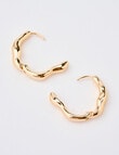Whistle Geo Earrings, Gold Tone product photo View 03 S