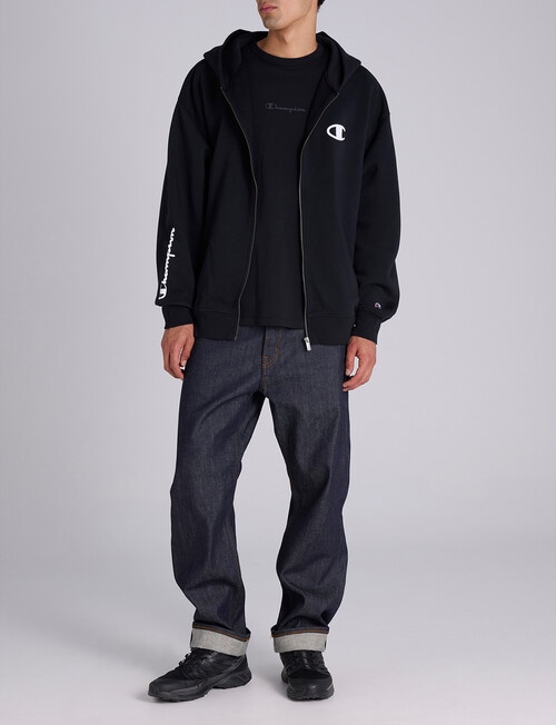 Champion Puff Script Zip Thru Hoodie product photo View 04 L