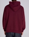 Champion Puff Script Hoodie, Maroon product photo View 03 S