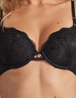 Perfects Twilight Dream Push Up Bra, Black, A-D product photo View 03 S