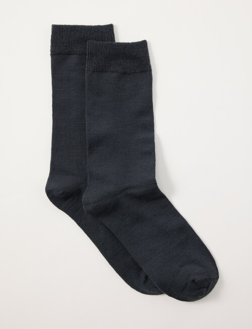 Lyric Wool Rich Crew Sock, 2-Pack, Charcoal product photo