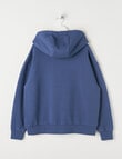 No Issue Front Zip Oversize Hoodie, Blue product photo View 04 S