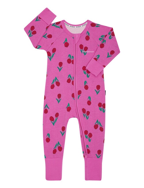 Bonds Flower Zippy Wondersuit, Pink product photo