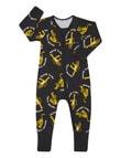 Bonds Party Animal Zippy Wondersuit, Black product photo