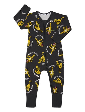 Bonds Party Animal Zippy Wondersuit, Black product photo