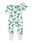 Bonds Croc-Star Zippy Wondersuit, Natural product photo View 02 S