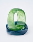 Whistle Bangle Set, 2-Pack, Deep Forest & Navy product photo View 03 S