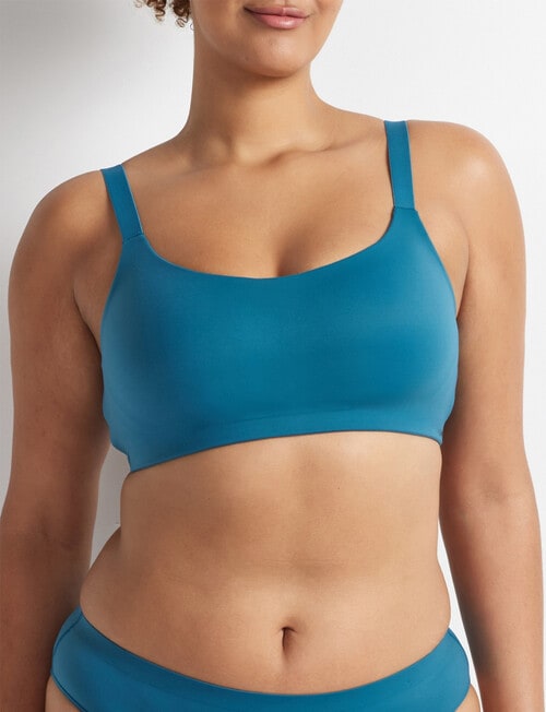 Perfects Alive Bandeau Bra, Blue Coral product photo View 02 L