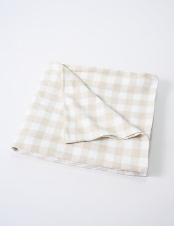 Little Bundle Duvet Cover, Sandy Gingham product photo