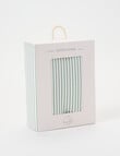 Little Bundle Duvet Cover, Green Stripe product photo View 02 S
