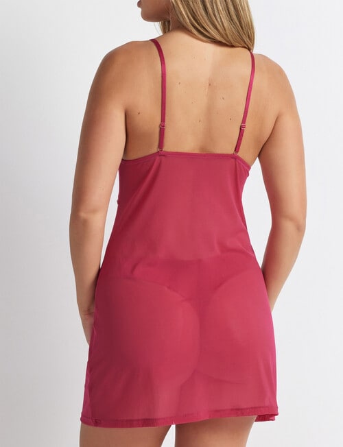 Perfects Out All Night Chemise Sleepdress, Campari product photo View 02 L