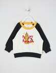 Bonds Soft Threads Party Animal Pullover, Brown, Black & White product photo