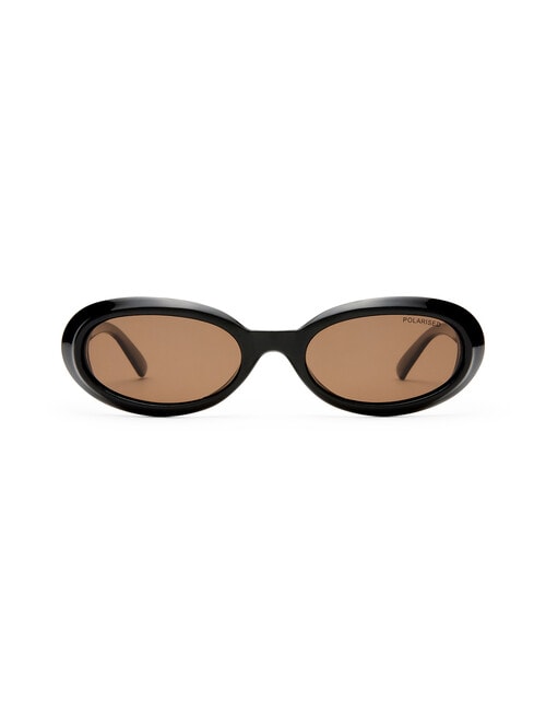 Cancer Council Tara Sunglasses, Black product photo View 02 L