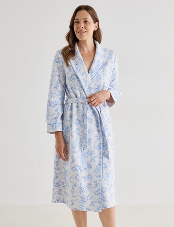 Ruby & Bloom Printed Robe, Blue, 10-26 product photo