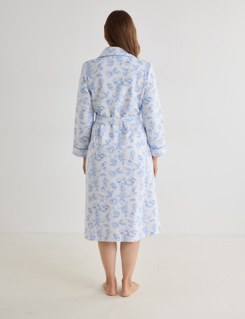 Ruby & Bloom Printed Robe, Blue, 10-26 product photo View 02 L