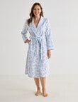 Ruby & Bloom Printed Robe, Blue, 10-26 product photo View 03 S