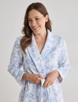 Ruby & Bloom Printed Robe, Blue, 10-26 product photo View 04 S