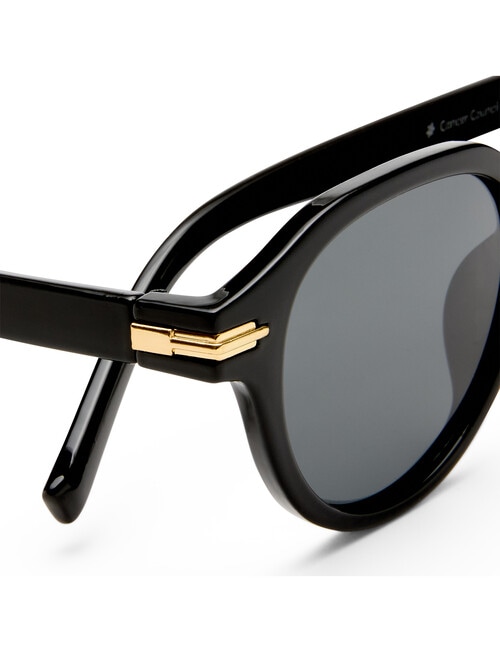 Cancer Council Acton Sunglasses, Black product photo View 03 L
