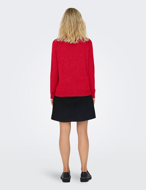 ONLY Lesley Long Sleeve Pullover, Salsa product photo View 02 L