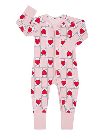 Bonds Wondersuit Love Card Zippy, Pink product photo