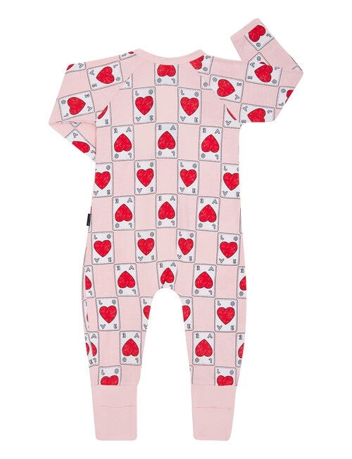 Bonds Wondersuit Love Card Zippy, Pink product photo View 02 L