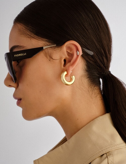 Fiorelli Alexa Sunglasses, Black & Gold product photo View 05 L