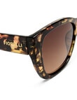 Fiorelli Alexa Sunglasses, Spring Tortoise & Gold product photo View 03 S