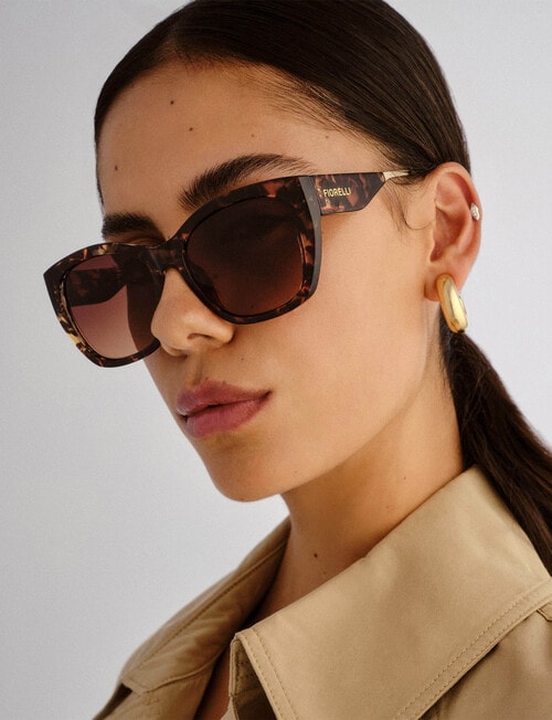 Fiorelli Alexa Sunglasses, Spring Tortoise & Gold product photo View 04 L