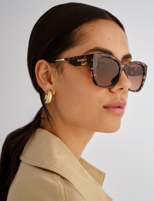 Fiorelli Alexa Sunglasses, Spring Tortoise & Gold product photo View 05 L