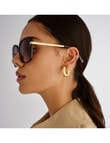 Fiorelli Jamie Sunglasses, Black & Gold product photo View 05 S