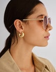 Fiorelli Jamie Sunglasses, Rose Haze & Gold product photo View 05 S