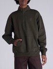 Champion Quarter Zip Base Sweat, Base Army product photo