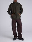 Champion Quarter Zip Base Sweat, Base Army product photo View 04 S