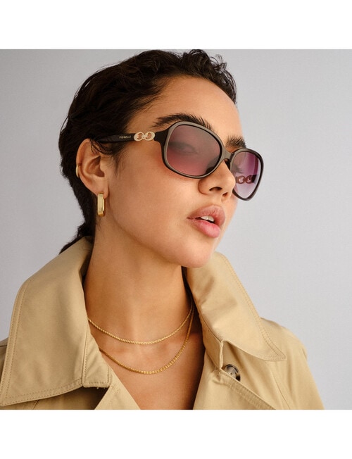 Fiorelli Aggie Sunglasses, Dark Chocolate product photo View 04 L