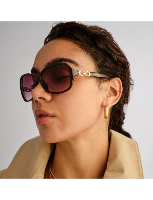 Fiorelli Aggie Sunglasses, Dark Chocolate product photo View 05 L