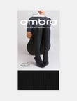 Ambra Cable Knit Merino Tight, Black product photo