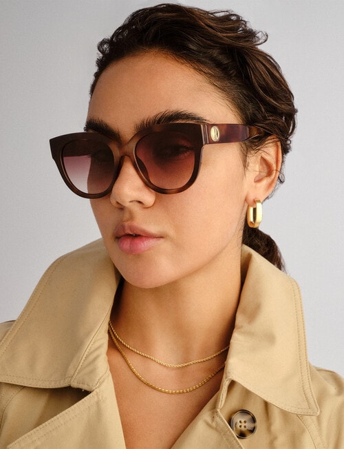 Fiorelli Luna Sunglasses, Black Malt product photo View 05 L