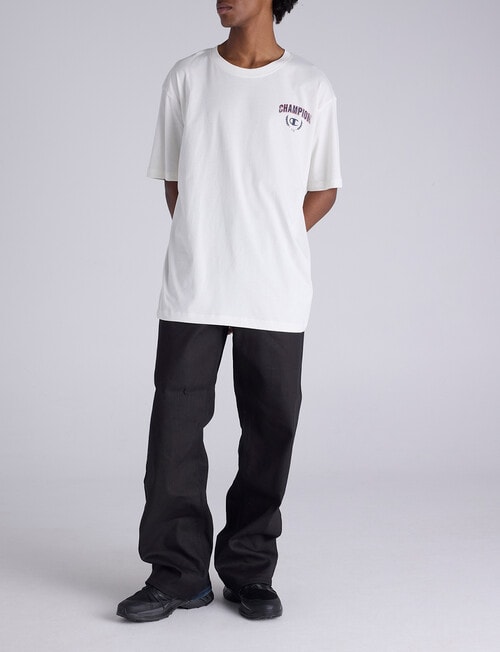 Champion Varsity Graphic Tee, White product photo View 04 L
