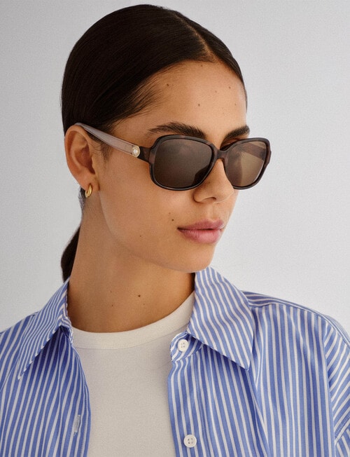 Cancer Council Abbey Sunglasses, Dark Tortoise & Pearlised Tan product photo View 04 L