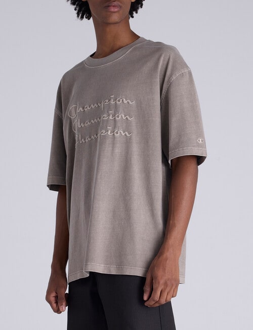Champion Vintage Wash Tee, Grey product photo View 02 L