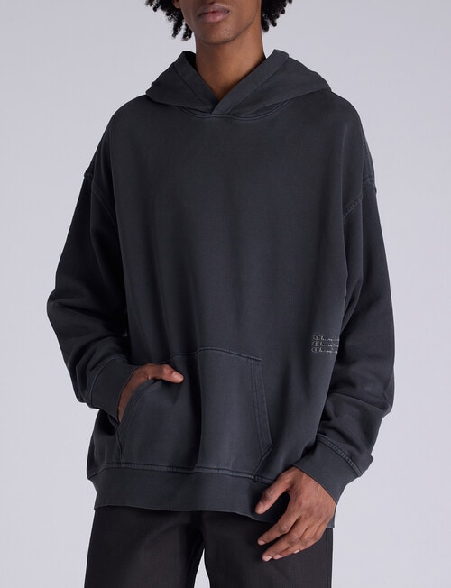Champion Vintage Wash Hoodie, Black product photo
