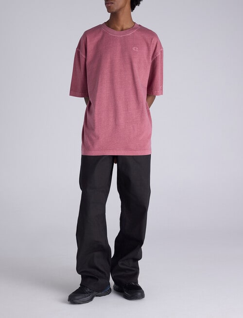 Champion Vintage Wash Tee, Maroon product photo View 04 L