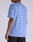 Champion Stripe Script Tee, Blue product photo View 03 S