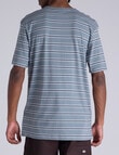 Champion Stripe Script Tee, Grey product photo View 03 S