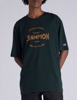 Champion Graphic Shop Logo Tee, Green product photo