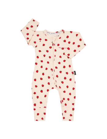 Bonds Newbies Berry Zippy Wondersuit, Peach product photo